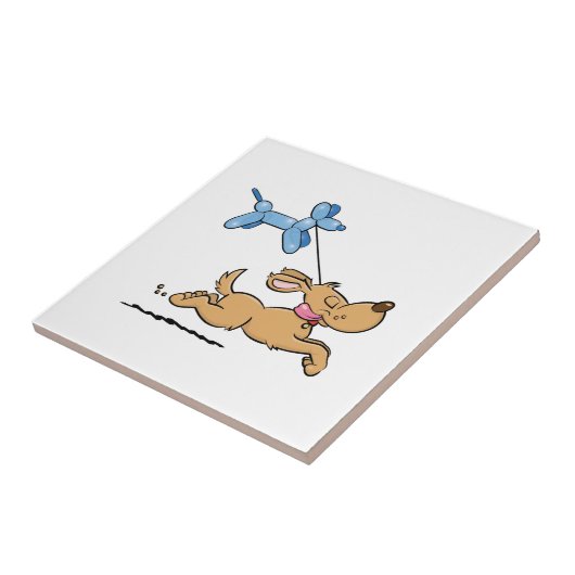 犬を遊ぶこと タイル (側面)