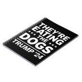 犬を食べているのよ 面白い議論 トランプ 引用 ノートブック (左側)