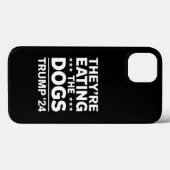 犬を食べているのよ 面白い議論 トランプ 引用 Case-Mate iPhoneケース (裏面 (横))