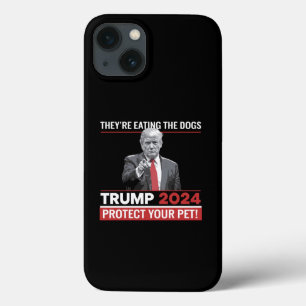 犬を食べている トランプ 2024 討論会 iPhone 13ケース