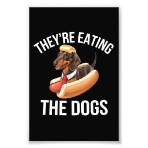 犬を食べている ドナルド・トランプ討論会 2024 フォトプリント