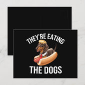 犬を食べている ドナルド・トランプ討論会 2024 ポストカード (正面/裏面)