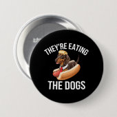 犬を食べている ドナルド・トランプ討論会 2024 缶バッジ (正面&裏面)