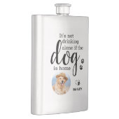 犬を飲まないもしのは家のカスタム写真 フラスク (右)