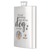 犬を飲まないもしのは家のカスタム写真 フラスク (左)