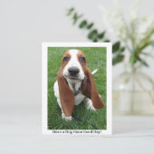 犬を飼い果たせポストカード ポストカード (スタンド正面)