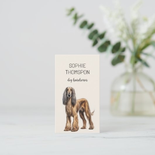 犬を飼う人 名刺 (スタンド正面)