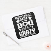 犬を飼う犬のトリマーになるほど熱狂する辛い スクエアシール (封筒)