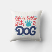 犬を飼えば命が助かる クッション (裏面)