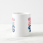 犬を飼えば命が助かる コーヒーマグカップ (中央)