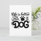 犬を飼えば命が助かる サンキューカード (スタンド正面)