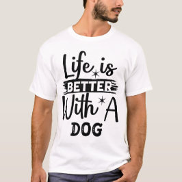 犬を飼えば命が助かる Tシャツ