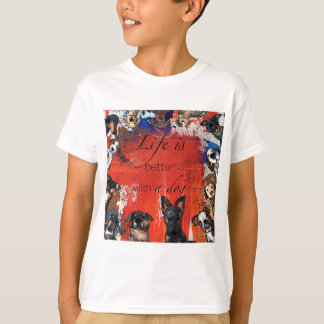 犬を飼えば命が助かる Tシャツ