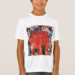 犬を飼えば命が助かる Tシャツ