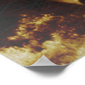 犬を飼ったヴィンテージの少年 ポスター (角)