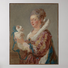 犬を飼った女性 ポスター