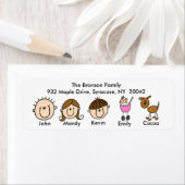 犬を飼った家族住所 シール (インサイチュ)