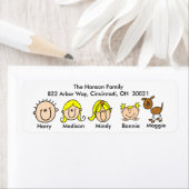 犬を飼った家族住所 シール (インサイチュ)