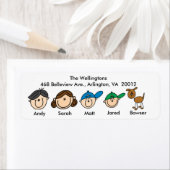 犬を飼った家族住所 シール (インサイチュ)