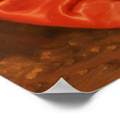 犬を飼った少女のポートレート ポスター (角)