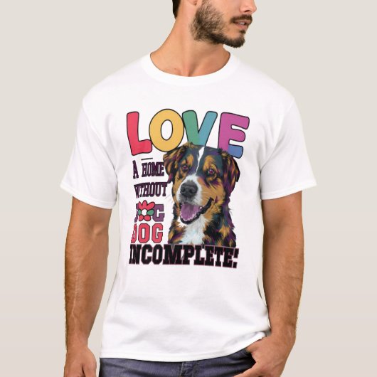 犬を飼っていない家 Tシャツ (正面)
