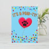 犬を飼っているパーティの招待状だ 招待状 (スタンド正面)