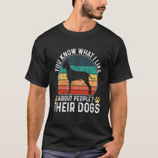 犬を飼っている人の好きな事を知っているだろう Tシャツ