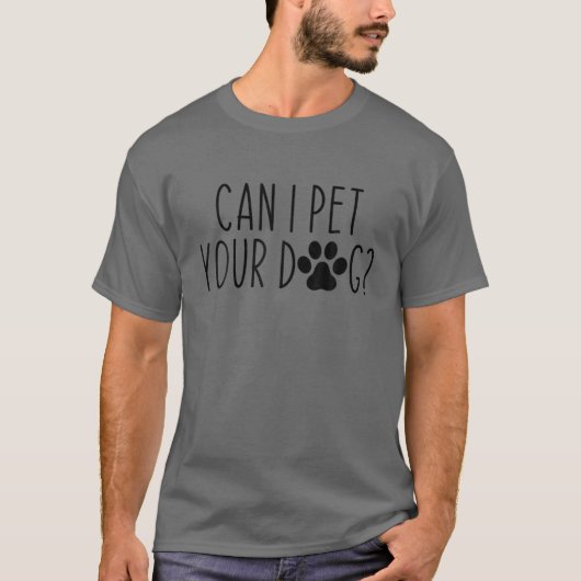犬を飼ってもいい？おもしろい犬ラバーズママパパ おもしろい Tシャツ (正面)