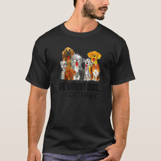 犬を飼わない生活考えは犬を使わない Tシャツ