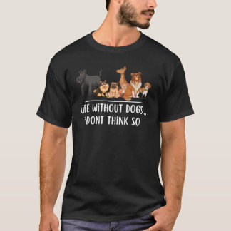 犬を飼わない生活考えはTシャツではない Tシャツ