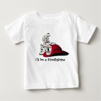犬を、私あります消防士が始動させて下さい ベビーTシャツ