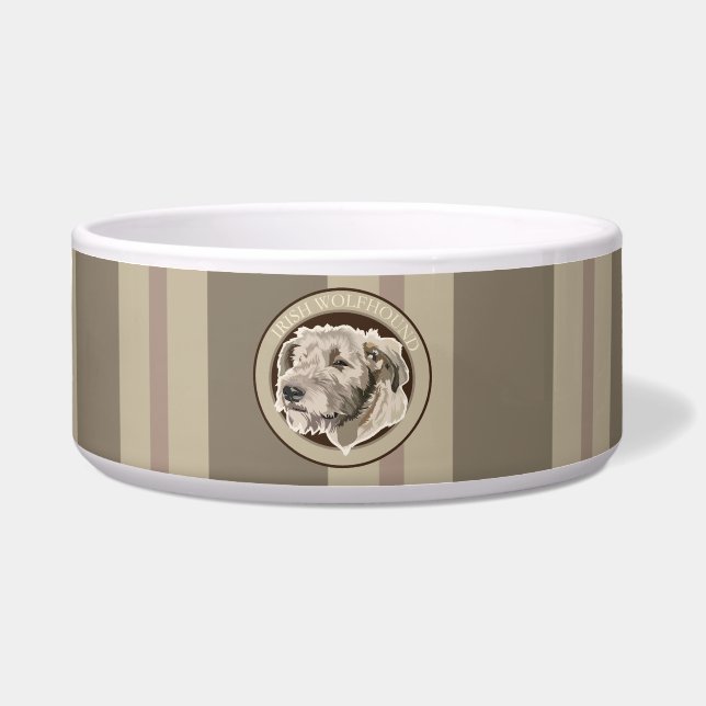犬アイリッシュウルフハウンド ボウル (正面)