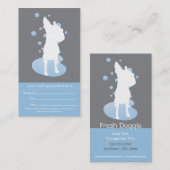 犬アポイントメント名刺 予約カード (正面/裏面)