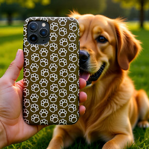 犬エレガントは茶色を足す iPhone 11 PROケース