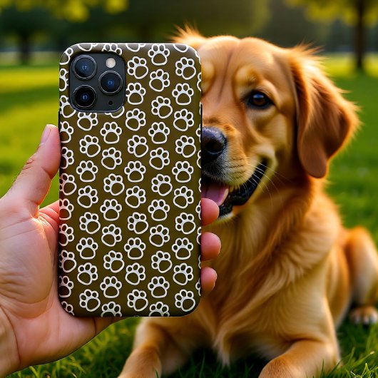 犬エレガントは茶色を足す Case-Mate iPhoneケース