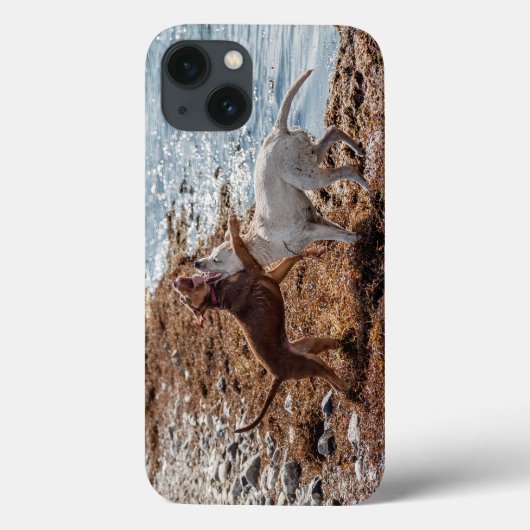 犬オンビーチ Case-Mate iPhoneケース (裏面)