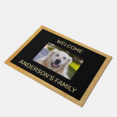 犬カスタマイズの写真 ドアマット (アングル)