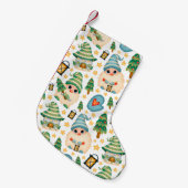 犬カスタマイズ靴下 – Yを入れる スモールクリスマスストッキング (正面 (吊り時))