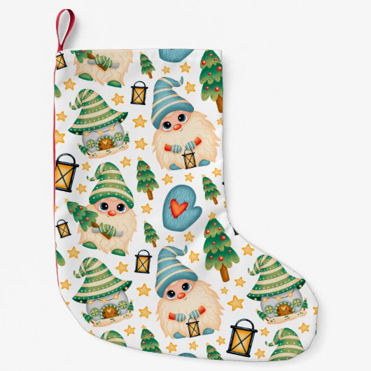 犬カスタマイズ靴下 – Yを入れる スモールクリスマスストッキング (正面)