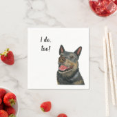 犬カスタムのカクテルナプキン スタンダードカクテルナプキン (インサイチュ)