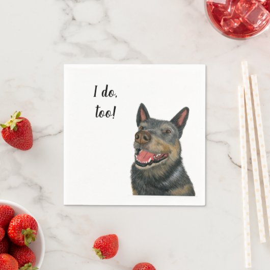 犬カスタムのカクテルナプキン スタンダードカクテルナプキン (インサイチュ)