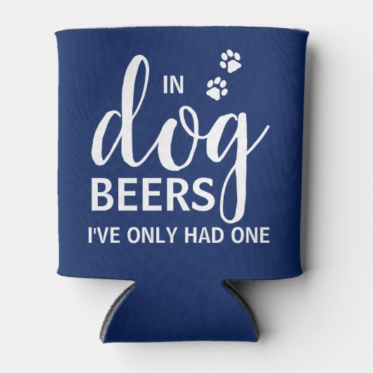 犬カスタムのビールで撮ったペット写真たった1枚 缶クーラー (正面)