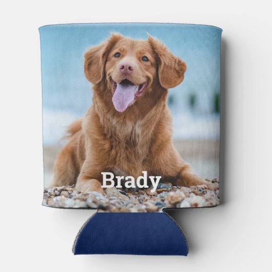 犬カスタムのビールで撮ったペット写真たった1枚 缶クーラー (裏面)