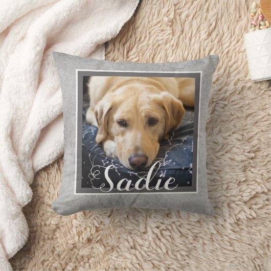 犬カスタムの写真のカスタマイズに自分を追加 クッション (ブランケット)