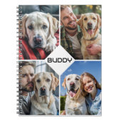 犬カスタムの写真のペット ノートブック (正面)