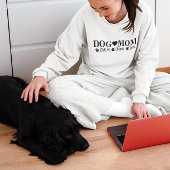 犬カスタムパーソナライズされた名の犬ママ スウェットシャツ