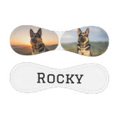 犬カスタム名付きドッグフォトベースボール 野球ボール (パネル)