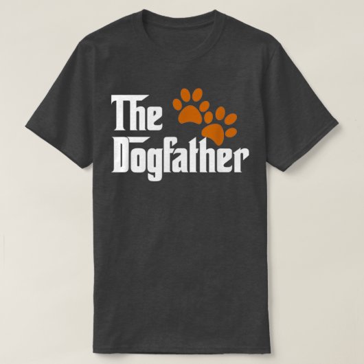 犬カッコいいパパ犬の父と犬の父 Tシャツ (デザイン正面)