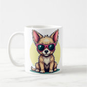 犬カッコいい コーヒーマグカップ (左)