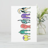 犬カラフルのお尻 シーズンカード (スタンド正面)